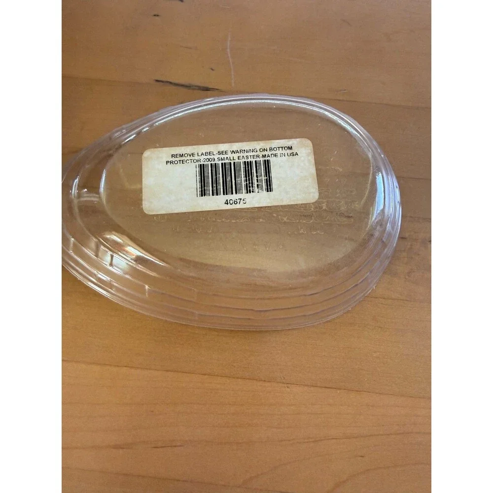 2009 Longaberger Small Easter Basket Clear Plastic Protector #40675